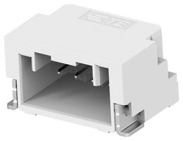 TE CONNECTIVITY 2360538-4 引脚针座, 信号, 线至板, 1.25 mm, 1 排, 4 触点, 表面安装直角, GRACE INERTIA 1.25 Series