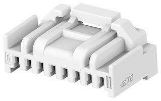 TE CONNECTIVITY 2371404-8 连接器外壳, 尼龙,自然色,30-26AWG, SGI 1.25 Series, 插头, 8 路, 1.25 mm