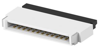 TE CONNECTIVITY 1-2495219-2 FFC / FPC Board Connector, 0.5 mm, 12 Contacts, Receptacle, Surface Mount Straight, Bottom