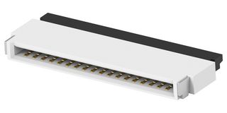 TE CONNECTIVITY 1-2495219-8 FFC / FPC Board Connector, 0.5 mm, 18 Contacts, Receptacle, Surface Mount Straight, Bottom
