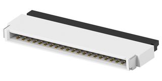TE CONNECTIVITY 2-2495219-0 FFC / FPC Board Connector, 0.5 mm, 20 Contacts, Receptacle, Surface Mount Straight, Bottom