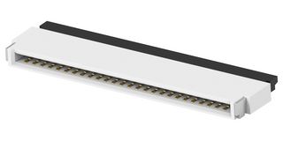 TE CONNECTIVITY 2-2495219-6 连接器, FFC/ FPC板, 0.5 mm, 26 触点, 插座, 表面安装直型, 底部