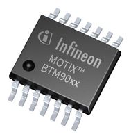 INFINEON BTM9021EPXUMA1 Motor Drive, Full-Bridge, Brushed DC, 2 Output, 7 to 18V, SDI, SCLK, CS, SDO, -40 to 150°C, TSSOP-14