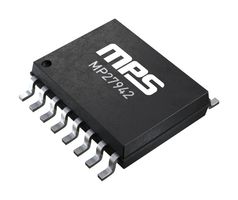 MONOLITHIC POWER SYSTEMS (MPS) MP27942-LGY-P 数字隔离器, 低输出, 6 放大器, 2.5 V, 5.5 V, WSOIC, 16 引脚, 150 Mbps