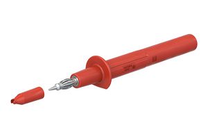 STAUBLI 66.9112-22 Test Accessory, 1 kV Voltage, 32A Current, Red, Spring Loaded Test Tip Probe, Test Probes