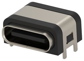 TE CONNECTIVITY 2495154-1 USB Connector, IPX8, USB Type C, USB 2.0, Receptacle, 6 Ways, Surface Mount, Through Hole Mount