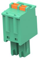 BUCHANAN - TE CONNECTIVITY 2842500-2 Pluggable Terminal Block, Green, 3.81 mm, 2 Ways, 28 AWG, 16 AWG, 1.3 mm², Push In