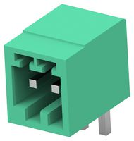 BUCHANAN - TE CONNECTIVITY 2842530-2 Terminal Block, 1Row, Green, Header, 2.5 mm, 2 Ways, 4 A, 150 V, Through Hole Right Angle