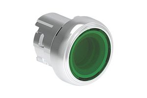 LOVATO LPSBL103 开关致动器, 弹簧复位,齐平式,绿色, Lovato PLatinum 系列 22 mm发光按钮开关, IP66, IP67, IP69K, PLatinum LPSBL10 Series