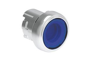 LOVATO LPSBL106 开关致动器, 弹簧复位,齐平式,蓝色, Lovato PLatinum 系列 22 mm发光按钮开关, IP66, IP67, IP69K, PLatinum LPSBL10 Series