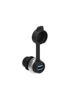 LOVATO LPCD01 USB适配器, 聚酰胺, USB A 插座, USB A 插座, USB 3.0, IP20, IP65, Platinum Series