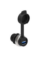 LOVATO LPCD03 USB适配器, 聚酰胺, USB A 插座, USB B 插座, USB 3.0, IP20, IP65, Platinum Series
