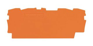 WAGO 2002-1492 端盖, 用于2001-1401和2002-1401 端子块