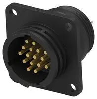 TE CONNECTIVITY 213855-1 Circular Connector, Circular Power Connector, CPC Series, Panel Mount Receptacle, 16 Contacts