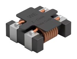 WURTH ELEKTRONIK 744238102 Common Mode Choke, 1 kohm, 12.5 µH, 3 A, 7mm x 6mm x 3.5mm, WE-CMDC Series