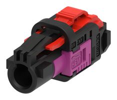MOLEX 207911-8120 射频/同轴连接器, A键,带CPA,黑色, 迷你 FAKRA 同轴, 直型插座, 压接, 50 ohm, RG58LL, RG59, RG174, RG174LL, RTK031, RTK044