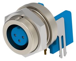 TE CONNECTIVITY 5-1437719-4 Circular Connector, Standard Circular Connector, Triad 01 Series, Panel Mount Plug, 3 Contacts