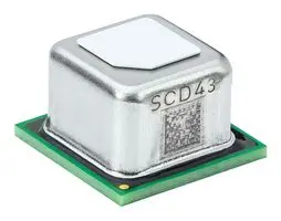 SENSIRION SCD43-D-R2 气体检测传感器, 二氧化碳, 5000 ppm, 30ppm, 非分散红外 (NDIR), SCD4x Series