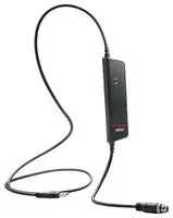 KVASER 01428-2 Interface, USB 2.0 to CAN, 5Pin M12 Plug A-Coded Connector, 1Mbps, 1 Channel, IP40/IP67, Leaf Series