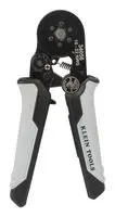 KLEIN TOOLS 34056 压接工具, 黑色/灰色手柄, 棘轮, Klein Tools 22-10AWG 电缆线及六角套圈