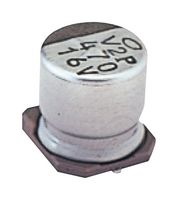 NICHICON UUX2A470MNL1GS 铝电解电容, 表面贴装, 径向管 - SMD, 47 µF, 100 V, 2000 小时 @ 85°C, 极性