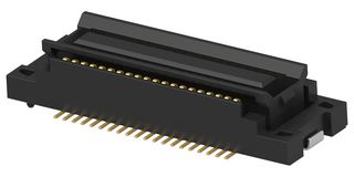 TE CONNECTIVITY 2487492-4 Mezzanine Connector, 4.95mm Height, Receptacle, 0.8 mm, 2 Rows, 40 Contacts, Surface Mount Straight