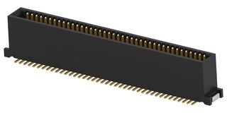TE CONNECTIVITY 2487877-8 Mezzanine Connector, 6.8mm Height, Plug, 0.8 mm, 2 Rows, 80 Contacts, Surface Mount Straight