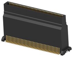 TE CONNECTIVITY 2487888-8 Mezzanine Connector, 19.75mm Height, Plug, 0.8 mm, 2 Rows, 80 Contacts, Surface Mount Straight