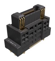 AMPHENOL COMMUNICATIONS SOLUTIONS B07P3K1B1AA1301110 Mezzanine Connector, Plug, 0.5 mm, 2 Rows, 30 Contacts, Surface Mount Straight, Copper Alloy