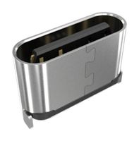 AMPHENOL COMMUNICATIONS SOLUTIONS 10178591-00011LF 连接器, USB, USB C, USB 2.0, 插座, 6 路, 表面安装, 通孔安装, 垂直