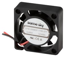 SAME SKY CFM-2507CF-0140-313 DC轴流风扇, 5 V, 方形, 25 mm, 7 mm, omniCOOL, 3.09 CFM