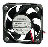 SAME SKY CFM-4010V-070-273-20 DC轴流风扇, 5 V, 方形, 40 mm, 10 mm, omniCOOL, 8 CFM