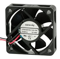 SAME SKY CFM-5010V-052-300 DC Axial Fan, 5 V, Square, 50 mm, 10 mm, omniCOOL, 13.8 CFM