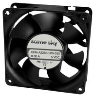 SAME SKY CFM-A238B-226-435-20 DC轴流风扇, 24 V, 方形, 120 mm, 37.5 mm, 球式轴承, 100.71 CFM