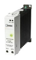 IDEC RSCDN-45A Solid State Relay, w/Heatsink, SPST-NO, 45 A, 600 Vrms, Panel Mount, Screw, Zero Crossing