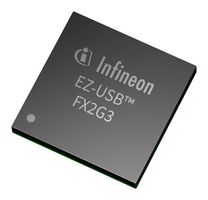 INFINEON CYUSB2315BF104AXIXQMA1 接口, USB, USB外设控制器, USB 2.0, 1.62 V, 3.63 V, LGA, 104 引脚