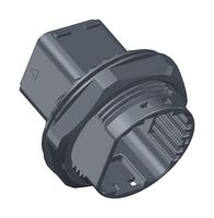 AMPHENOL INDUSTRIAL USCM016-006 Automotive Connector Housing, Jam-Nut, X-Key, Grey, USCM Series, Receptacle, 16 Ways