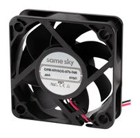 SAME SKY CFM-5015CG-075-366 DC轴流风扇, 5 V, 方形, 50 mm, 15.5 mm, omniCOOL, 17.54 CFM