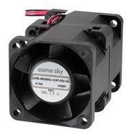 SAME SKY CFM-4056BG-1130-553-20 DC轴流风扇, 12 V, 方形, 40 mm, 56 mm, 球式轴承, 21.71 CFM