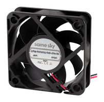 SAME SKY CFM-5015CG-045-234-20 DC轴流风扇, 5 V, 方形, 50 mm, 15.5 mm, omniCOOL, 10.46 CFM