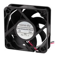 SAME SKY CFM-5015CG-075-366-22 DC轴流风扇, 5 V, 方形, 50 mm, 15.5 mm, omniCOOL, 17.54 CFM
