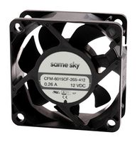 SAME SKY CFM-6015CF-045-322-22 DC轴流风扇, 5 V, 方形, 60 mm, 15.5 mm, omniCOOL, 20 CFM