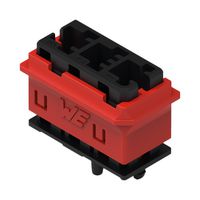 WURTH ELEKTRONIK 491101013 连接器外壳, 黑色/红色, WR-WSP Series, 插座, 3 路, WURTH ELEKTRONIK WR-WSP系列18-16AWG压接SKEDD端子