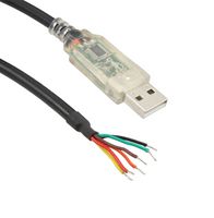 MULTICOMP PRO MP016567 智能电缆,USB 转 RS232 转换器,D-Sub 9 针插座,长度 1.8 m