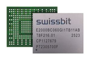 SWISSBIT SE2000BC060GI-1TB1-2CB-STD SSD, 内部, M.2 1620, PCIe Gen 3 x 4, NVMe 1.3, 60 GB, 3D TLC NAND