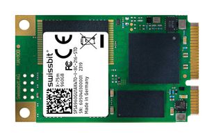 SWISSBIT SFSA240GU4AA4TO-I-OC-22P-STD SSD, Internal, mSATA, SATA 6 Gb/s (SATA III), 240 GB, pSLC NAND, Non-Encrypted