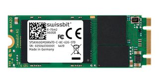 SWISSBIT SFSA060GM3AA2TO-I-LB-326-STD SSD, 内部, M.2 2260, SATA 6 Gb/s (SATA III), 60 GB, MLC NAND, 未加密