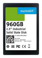 SWISSBIT SFSA960GQ2AK2TB-I-XC-21G-STD SSD, Internal, 2.5 Inch, SATA 6 Gb/s (SATA III), 960 GB, 3D TLC NAND