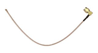 RF SOLUTIONS CBA-UFLSMAMR20 射频/同轴电缆组件, 3.3 ft, 1 m, RG178, 90° U.FL 插头, SMA隔板插头90°, 50 ohm