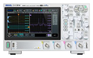 RIGOL DHO814 数字示波器, DHO800 Series, 4 通道, 100 MHz, 1.25 GSPS, 25 Mpts, 3.5 ns